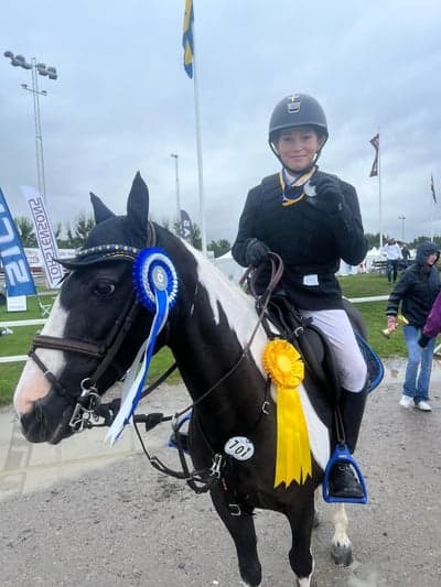 Adam och Minnie tog hem bronsmedaljen i inverkans-SM