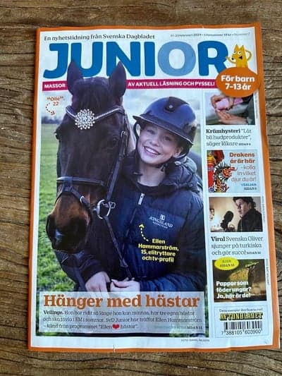 Olle blev cover boy för tidningen SvD junior ❤️